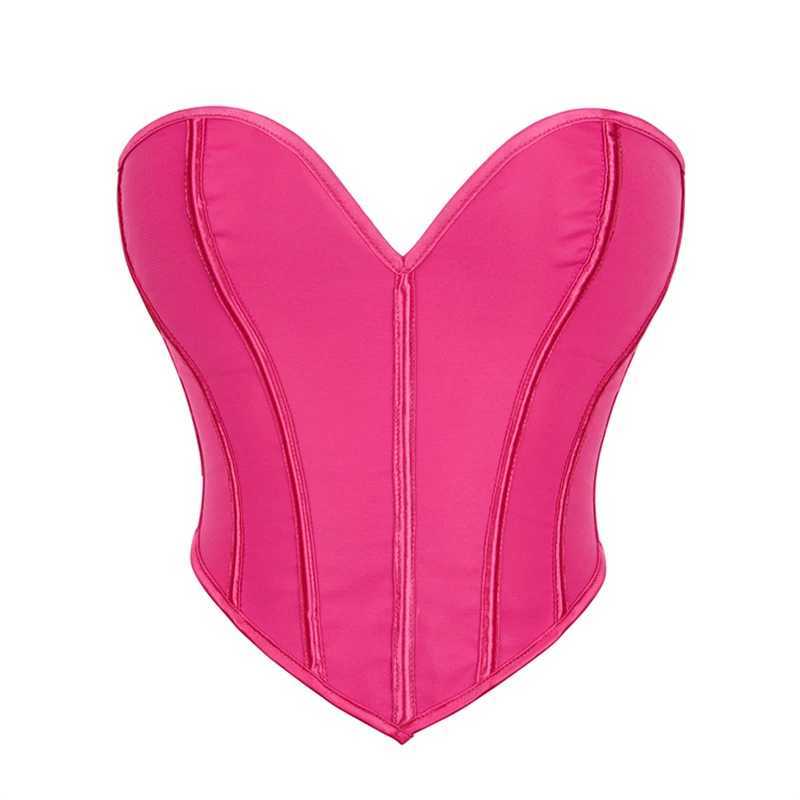 Womens summer strapless tight corset crop top W250120