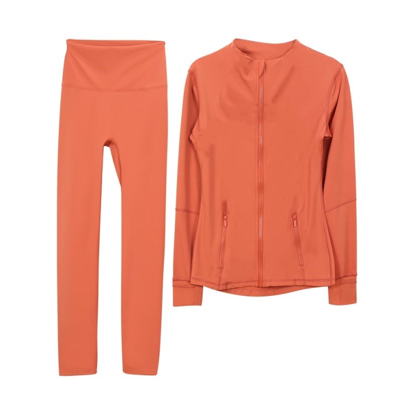 Workout set Women Yoga Sets jackets shorts leggings Push Fiess sets High Waist Sports Jackets Zip Up Coat Elastic Sportswear Outfits Pants GymLuxury Y