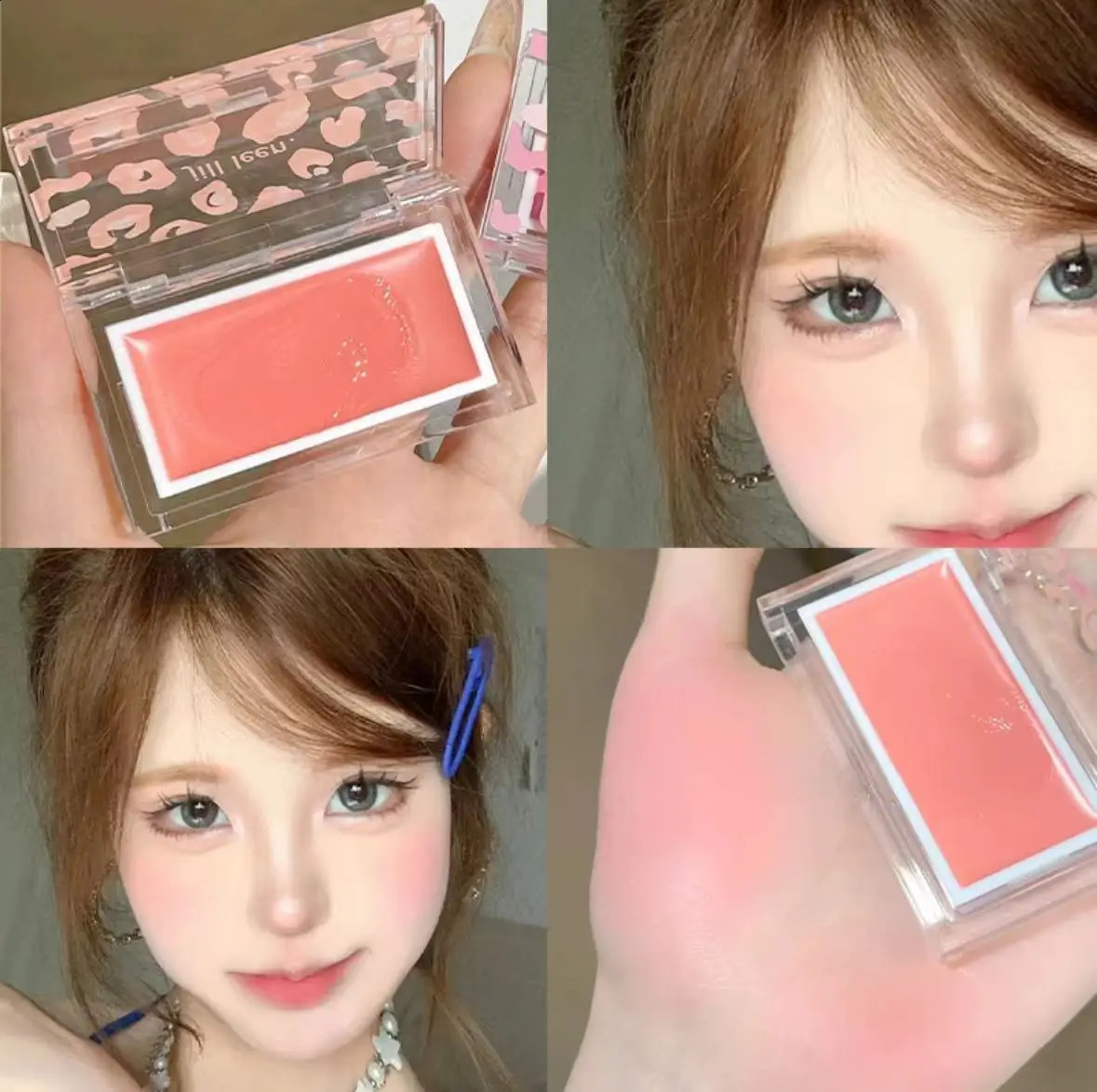 JILL LEEN Single Creamy Blush Mud Blush Purple Expanding Long-lasting Natural Fitting Atmosphere 250108