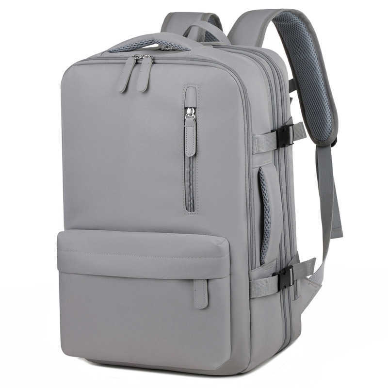 Mens backpack high end large capacity travel bag womens trendy college student backpack expandable laptop bag