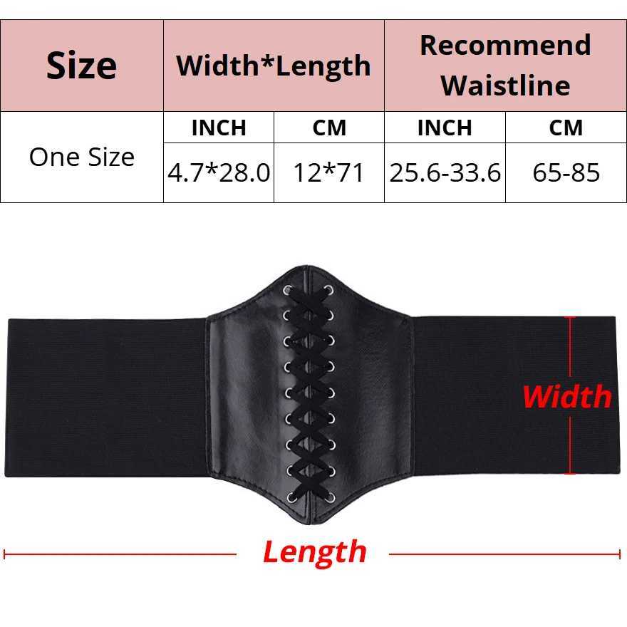 Womens Corset Body Shapewear Sexy Wide Leather Belt Cummerbunds Strap Belts for Women High Waist Slimming Corsets and Bustiers W250120