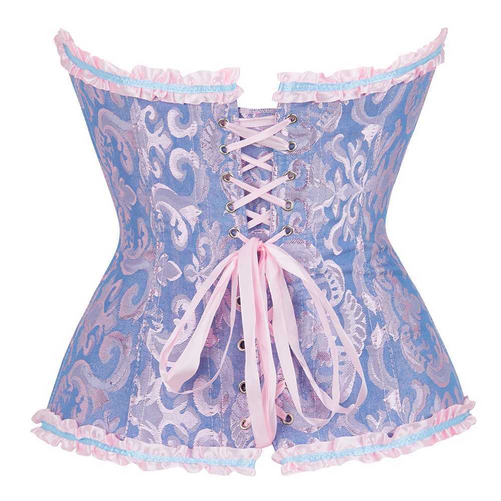 1 piece of womens palace tight corset jacquard body abdomen control shape Halloween costume W250120