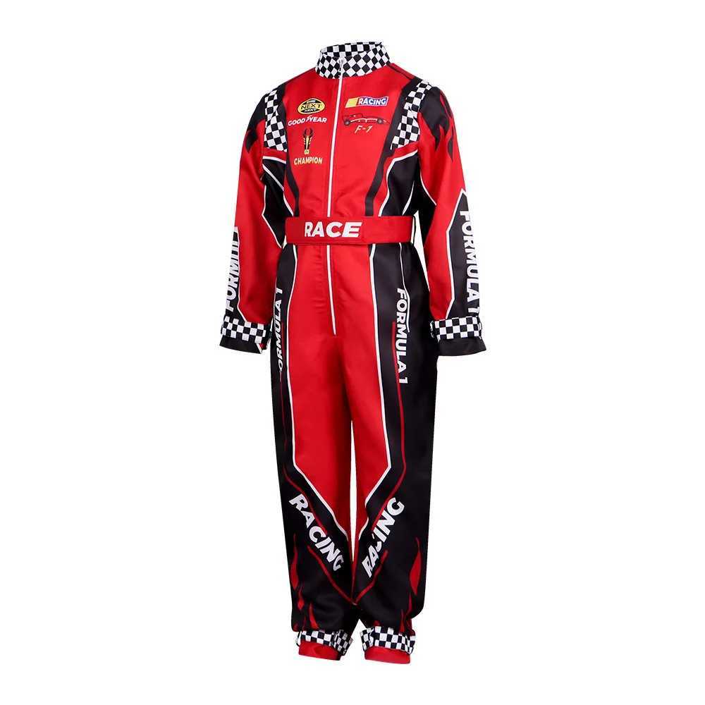 Boy Racer Cosplay Costume Red Classic One-Piece Training Racing Uniform Suit For Children Halloween Karting Jersey Clothes Adult W250117