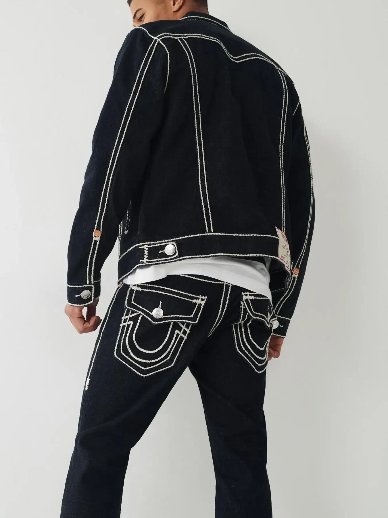 Vintage Embroidered Buddha Jeans Street Gothic Loose Casual Denim Hip Hop Trousers Couples baggy pants joggers men y2k clothes 250122