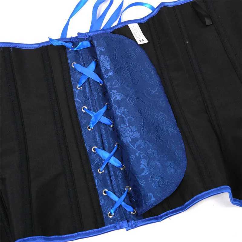 Blue Corset Top Bustier Lingerie Push up Sexy Flower Vintage Halloween Costumes Plus Size Red White Bridal Wedding Halloween W250120