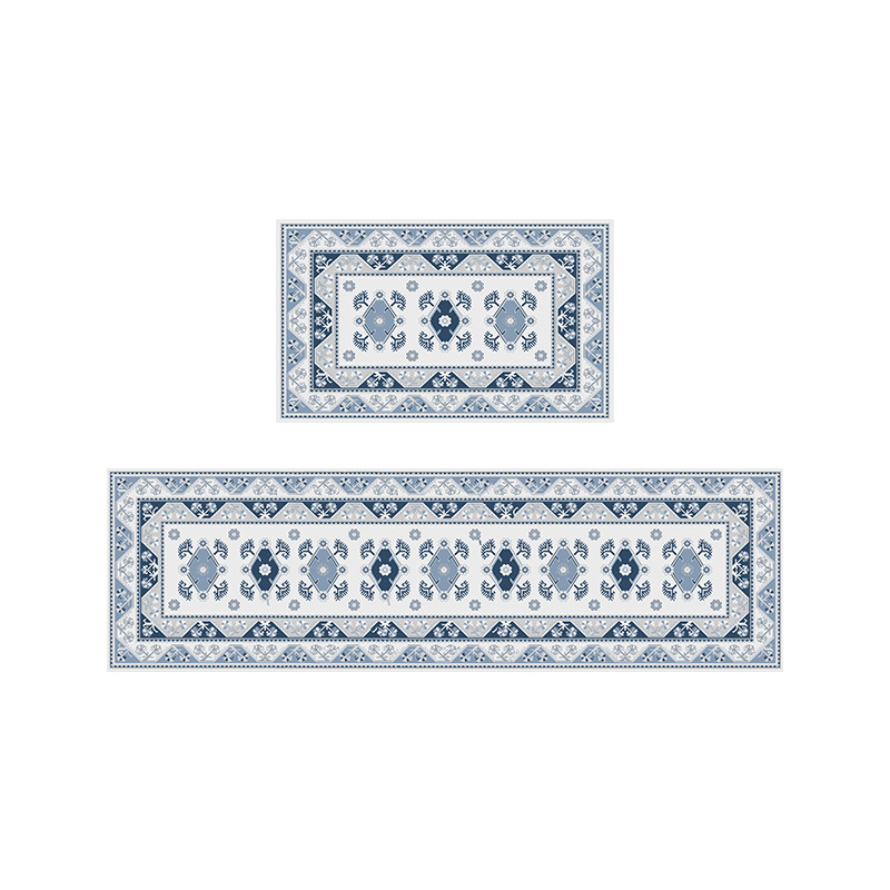 Long Strip Floor Mat Amazon Kitchen Floor Mat Tpr Washed Bottom Carpet Thick Non-slip Dove Velvet Foot Mat