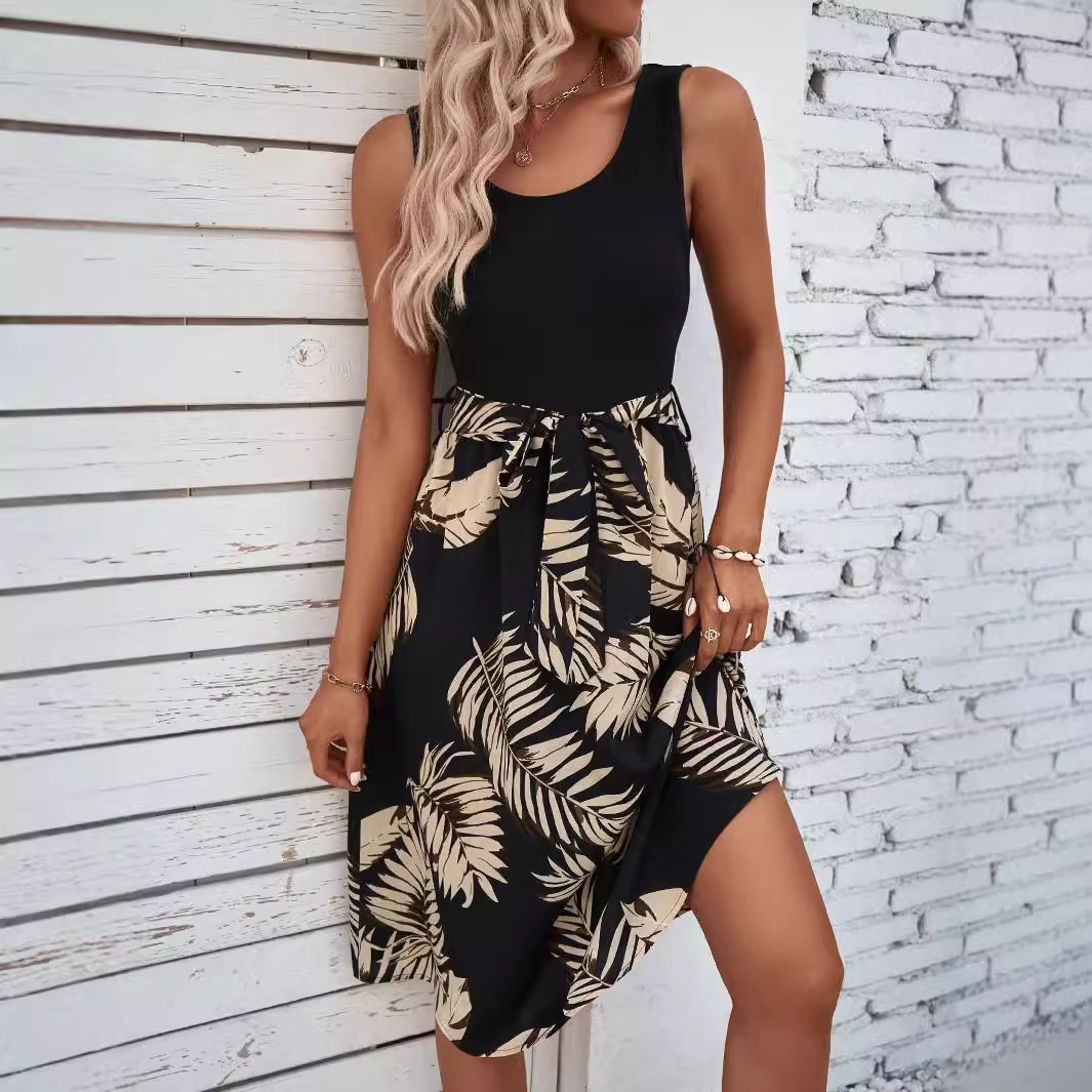 2025 Holiday Printed Designer Beach Skirt Summer New Casual Style Dress