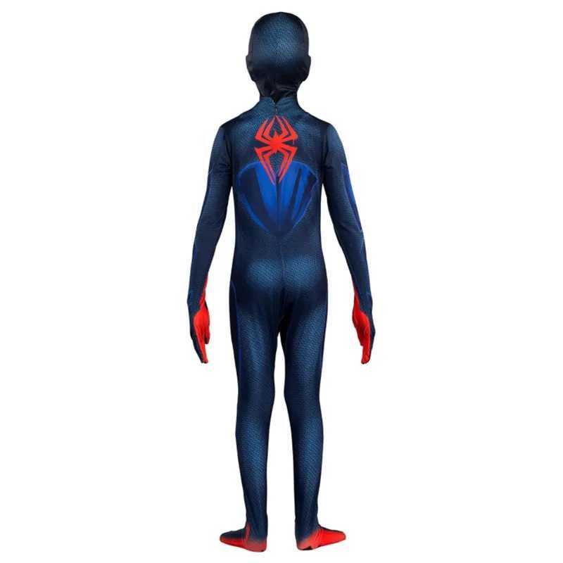 Miles Morales Spider-Man Official Youth Deluxe Costume Cosplay Bodysuit Jumpsuit Halloween Costumes for Adult W250117