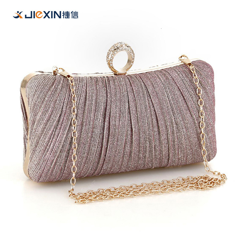 Folded Handheld Evening New Chinese Style Banquet Women's Oblique Cross Hundred Pleated Dress Qipao Bag