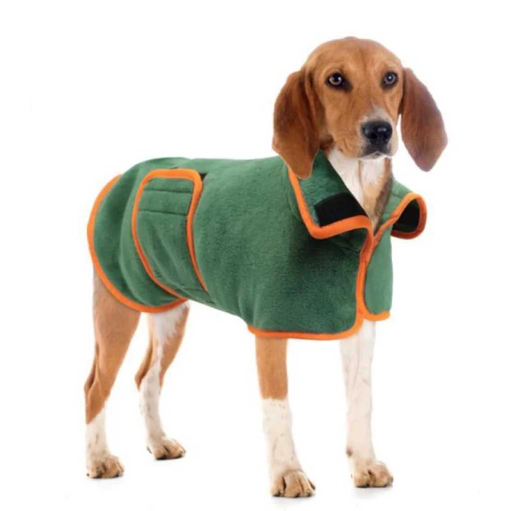 Dog Bathrobe Fast Drying Towel Microfiber Absorbent Soft Bath Robe Adjustable Towel Grooming Coat Dog grooming Pet Accessories M250118