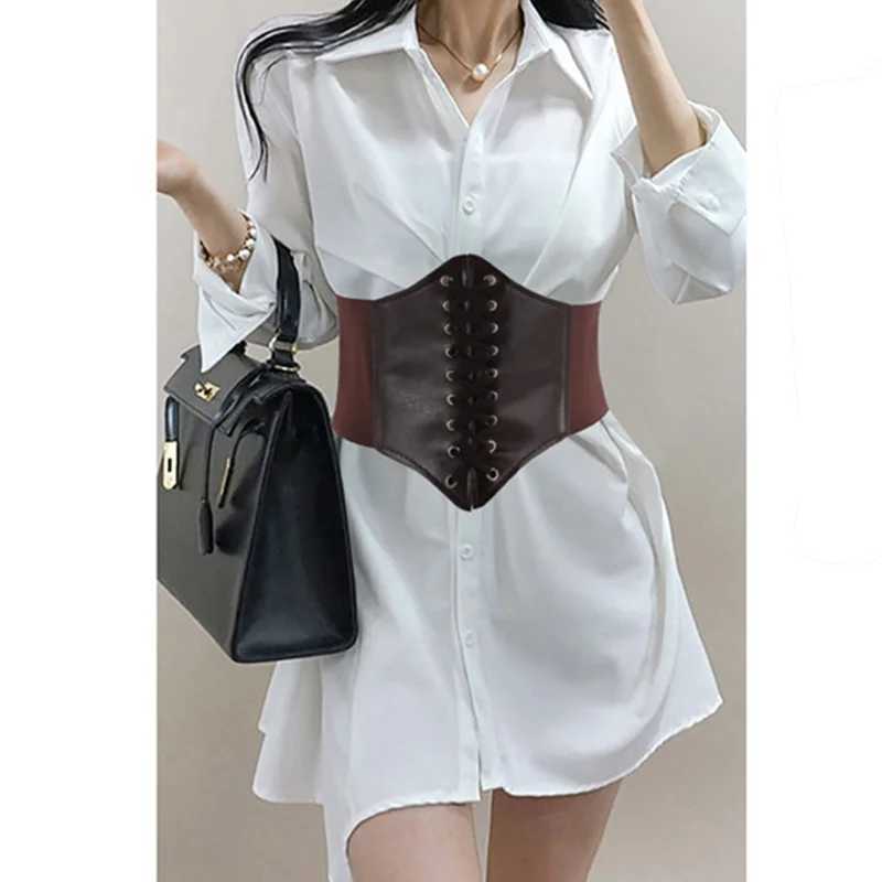 Womens tight corset body shape sexy wide belt Cummerbundles belt womens high waist slimming tight corset and tight corset W250120