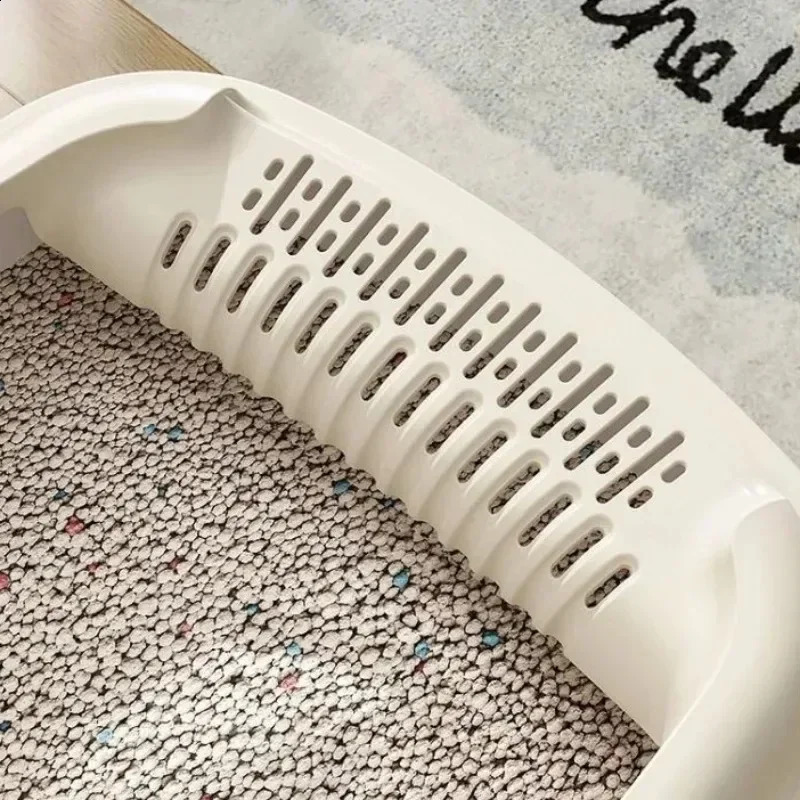 Cat Litter Box Small Size Pet Sandbox for Kitty Anti-Splash Cats Toilet 250120