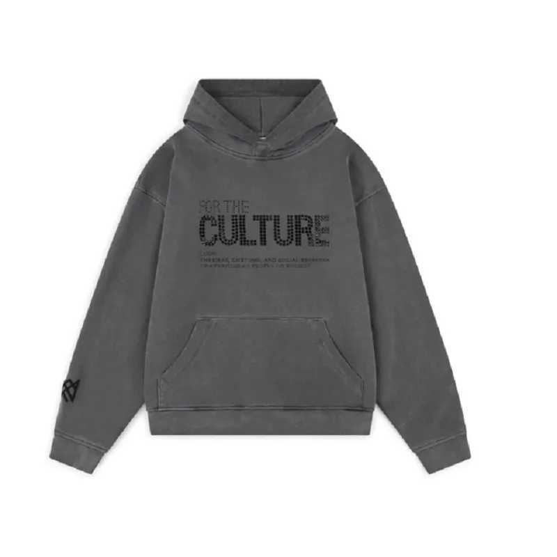2024 Gothic Vintage Y2k Mens Hooded Diamond Print Design Hooded Sweatshirt American Style Couple Pullovers Casual Loose Tops W250117
