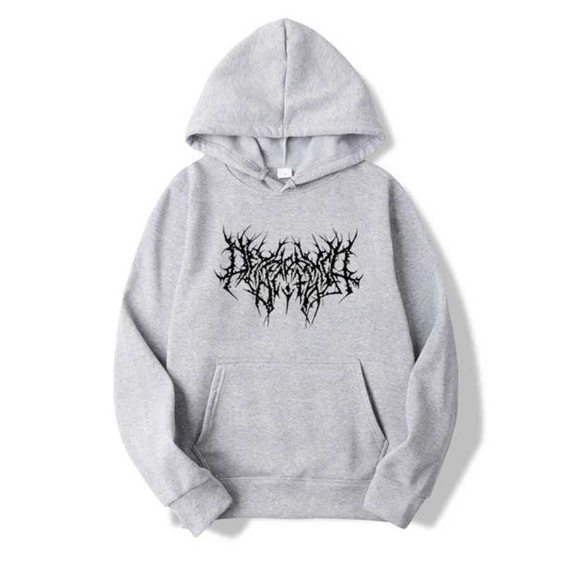 Gothic Hoodie Long Sleeved Original Sweatshirt for Men and Women Y2k Trend Hip Hop Retro Punk Style Sweatshirt W250117