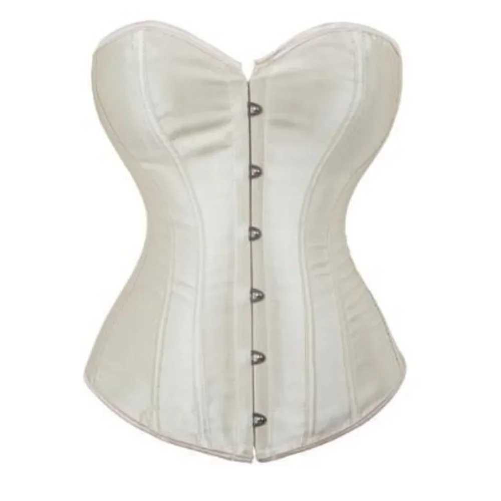 Womens simple and elegant satin sexy tight corset waist pleated shaping corset plus size underwear weight loss push up tight corset W250120