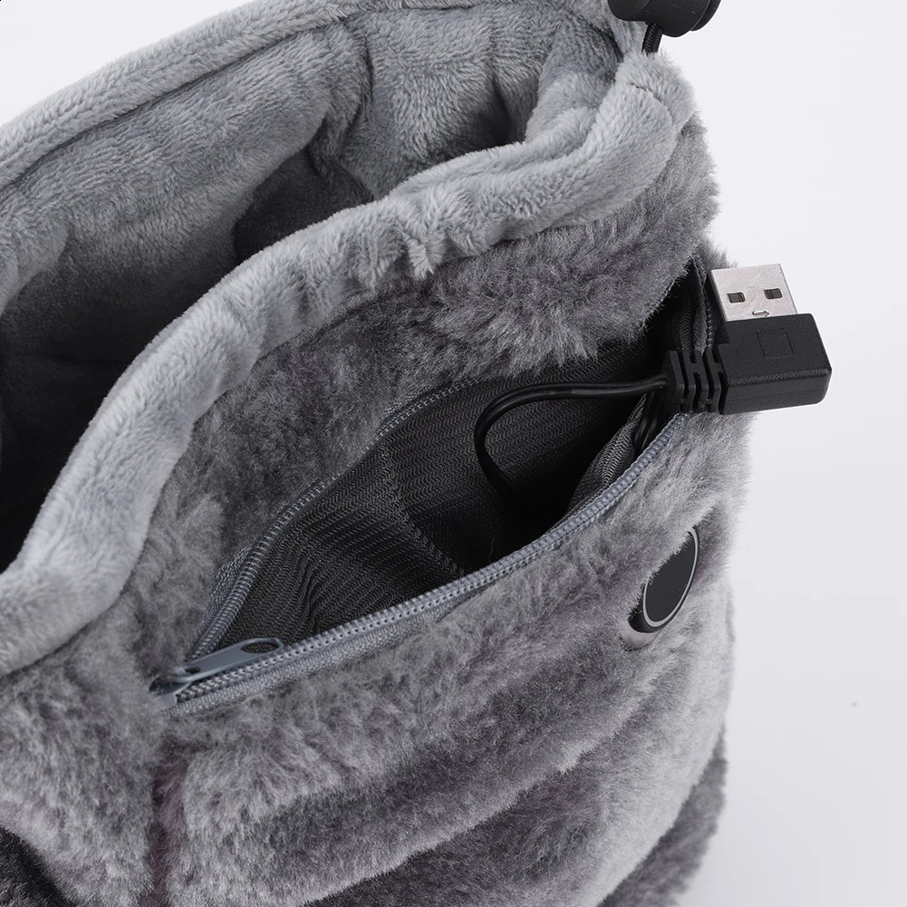 USB Heater Foot Shoes Winter Warm Snow Boots Comfortable Plush Warm Electric Slippers Electric Heated Shoes for Men Women 250120