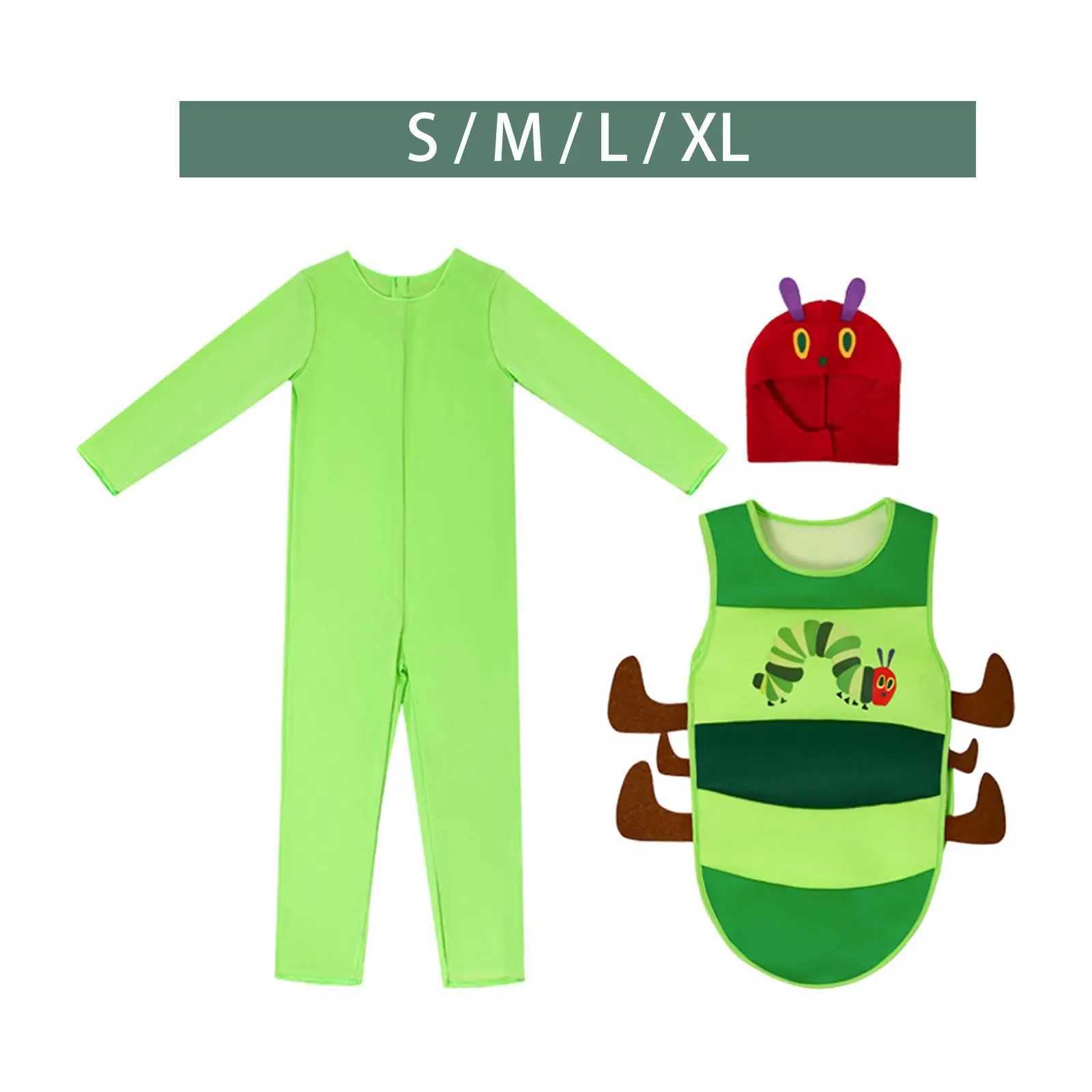 Childrens Caterpillar clothing role-playing costume set Caterpillar clothing role-playing costume Easter holiday party W250117