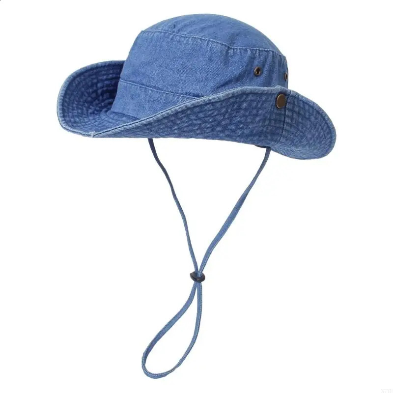 N7YF Bucket Hat Cloches Fisherman SunHat Summer Bowlers BobHat Panama 250118