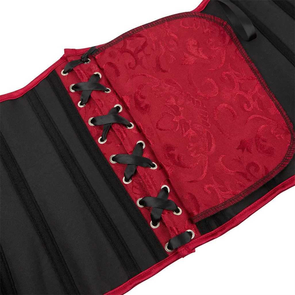 Gothic steampunk tight corset waist training corset classic bridal embroidery corset retro carnival party costume W250120