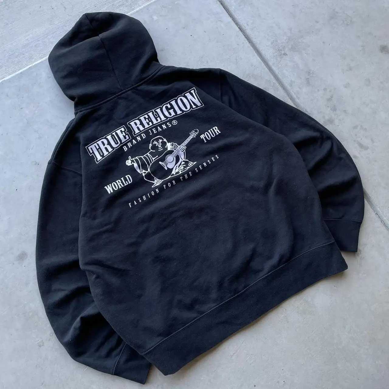Retro Buddha Zip Hoodie Y2K Clothes Mens Womens Harajuku Hip Hop Oversized Hoodie Sweatshirt Casual Zip Jacket Streetwear W250117