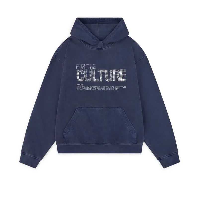 2024 Gothic Vintage Y2k Mens Hooded Diamond Print Design Hooded Sweatshirt American Style Couple Pullovers Casual Loose Tops W250117