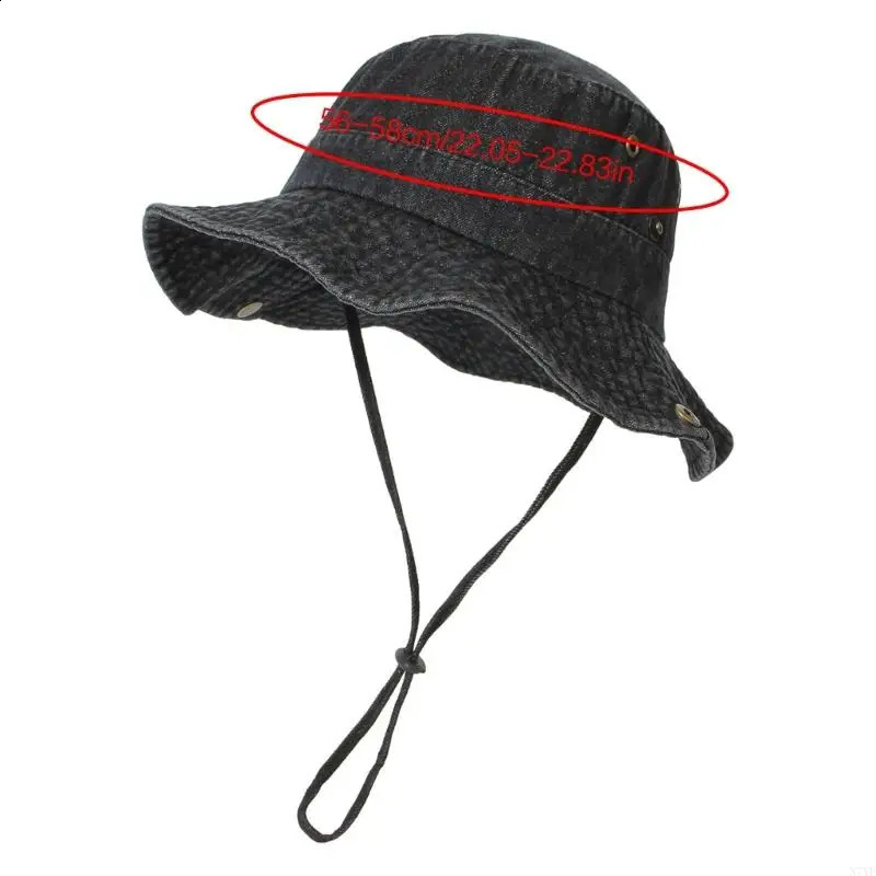 N7YF Bucket Hat Cloches Fisherman SunHat Summer Bowlers BobHat Panama 250118