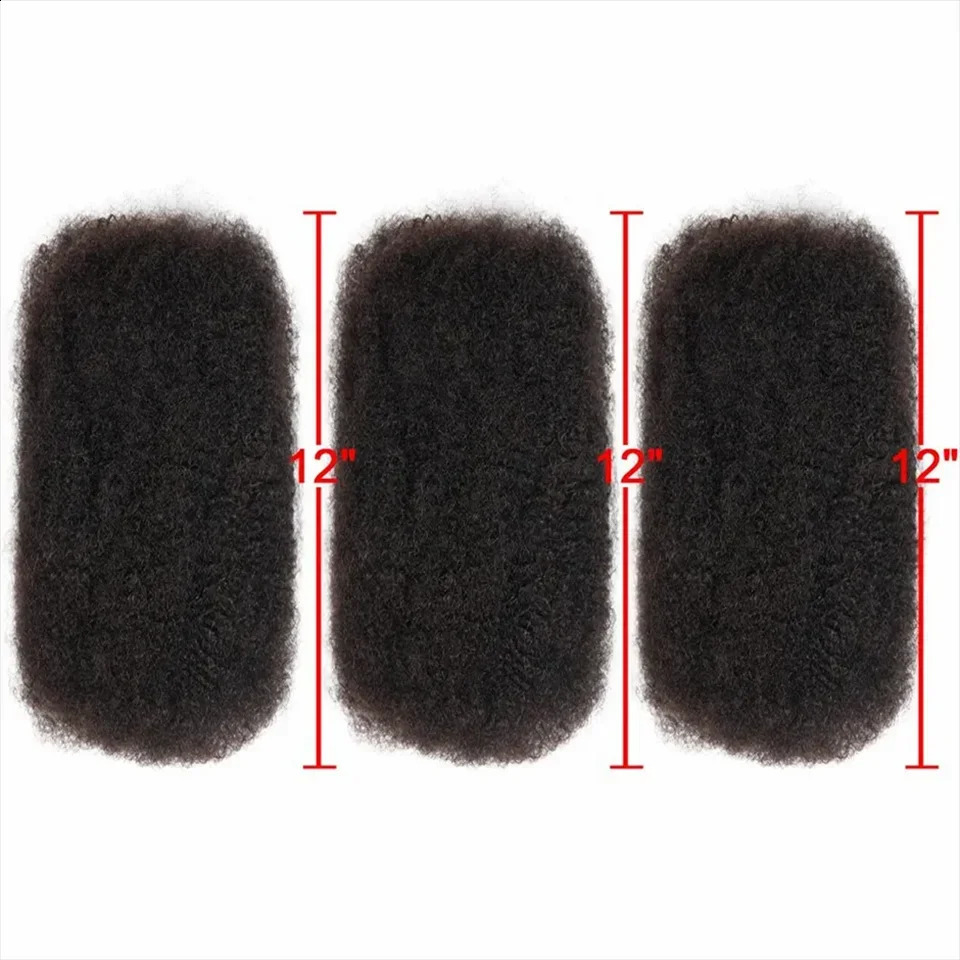 Brazilian Remy Hair Afro kinky Curly Bulk Human Hair For Braiding 1 Bundle 30g/pc Natural Color Braids Hair No Weft 240117