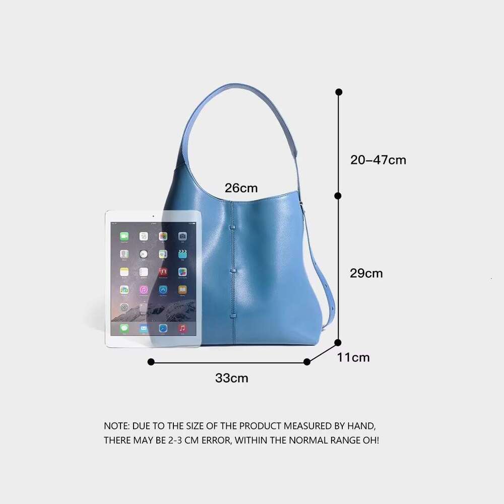 Designer Women's Shoulder Bag With Genuine Cow Leather Large Capacity Casual Tote Yellow Hobo Ladies Handbag 2024 Fall