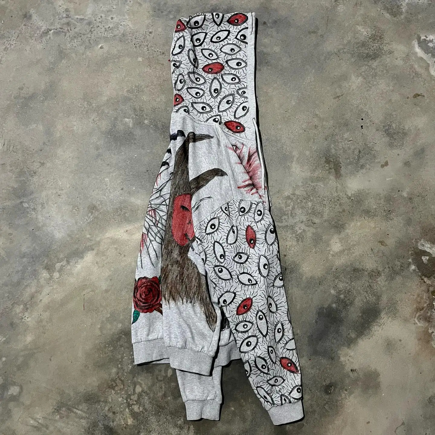 Harajuku eyes printing hoodies women oversized zip up hoodie streetwear goth sweatshirt korean tops grunge couples y2k clothes 250117