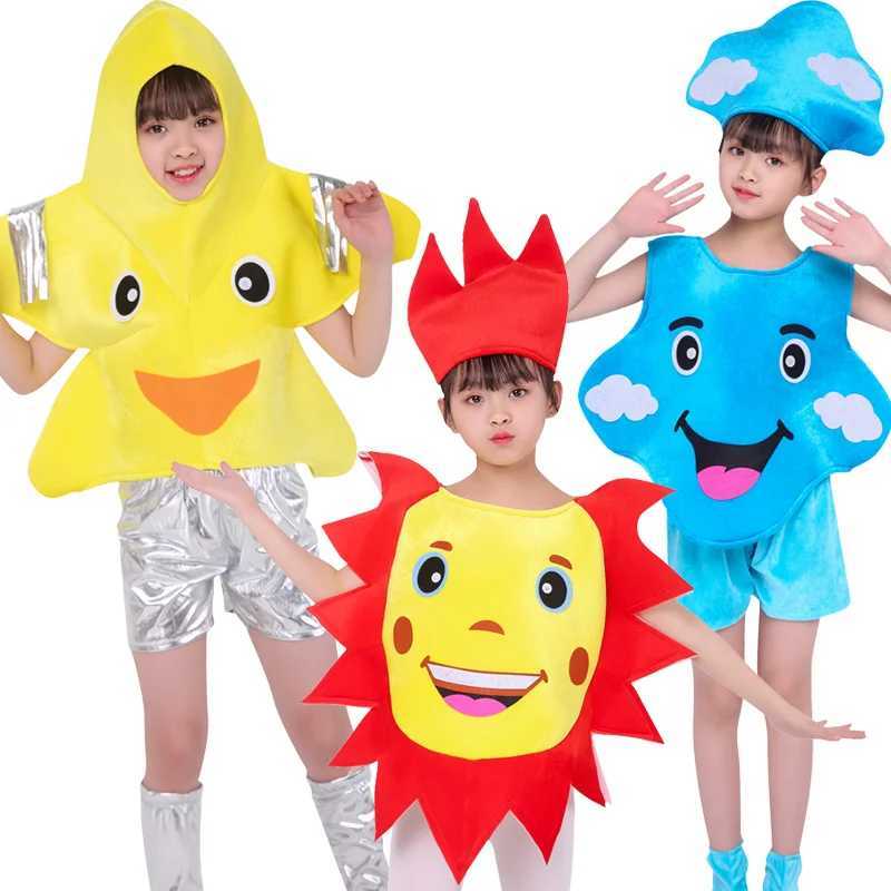 Adult Kids Halloween Party Childrens Day Cartoon Fruit Costume Cosplay Clothes Sun Stars Dress Up W250117