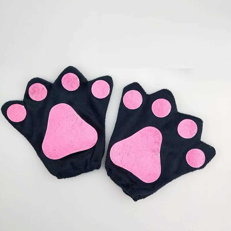 Halloween Party Kids Cosplay Festival Performance Costume Children Cute Cat Ears Gloves Stage Performance Suit Birthday Gift W250117
