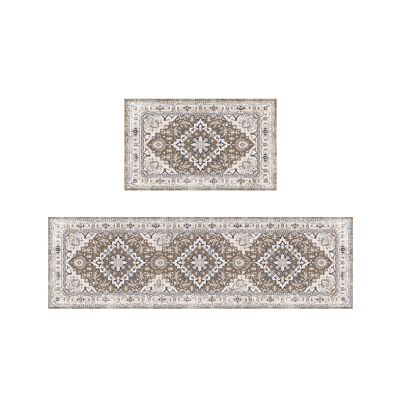 Long Strip Floor Mat Amazon Kitchen Floor Mat Tpr Washed Bottom Carpet Thick Non-slip Dove Velvet Foot Mat