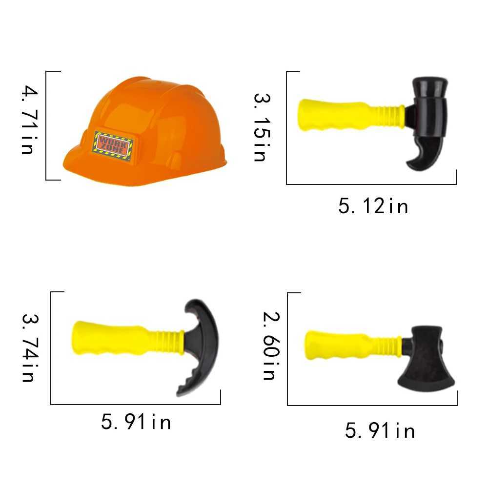 Design construction worker costumes for boys design professional costumes for children and play the role of Halloween and Christmas costumes W250117