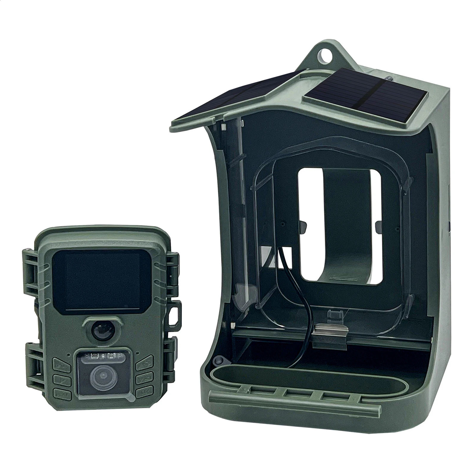 Solar Powered 1080P Wireless WiFi Smart Bird Feeder Camera Waterproof Bird Watching Camera 250121