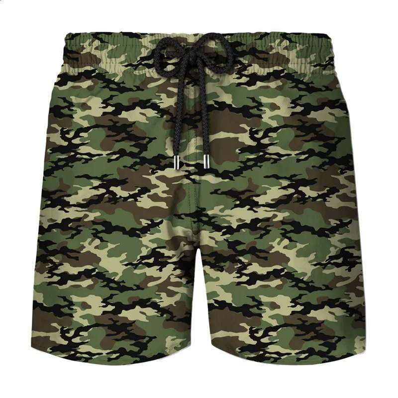 Mens Russian Camouflage Military Fans Tactics Board Shorts Beach Short Pants Hawaii Swimming Swim Trunks Cool Ice 250121