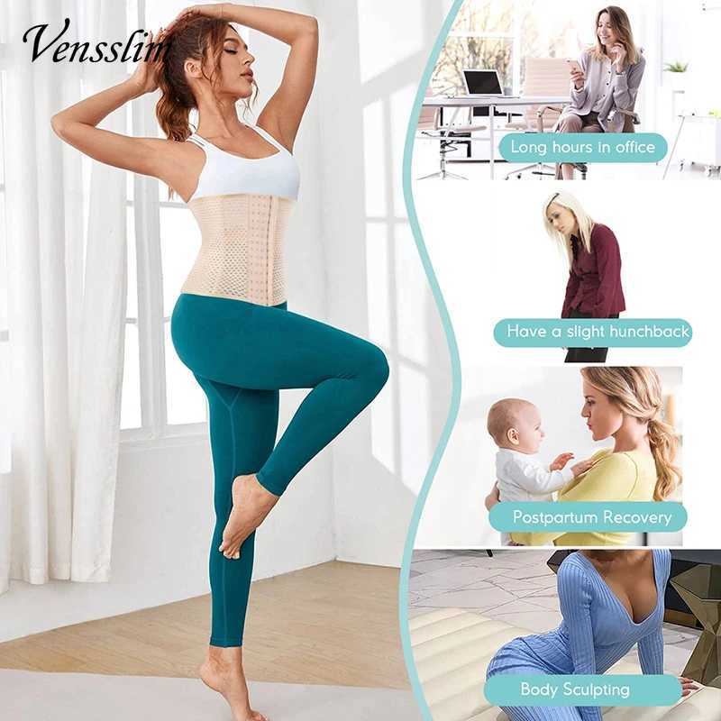 Waist Trainer Corset Body Shaper Slimming Belt Women Shapewear Tummy Postpartum Belly Sheath Corrective Modeling Strap W250120