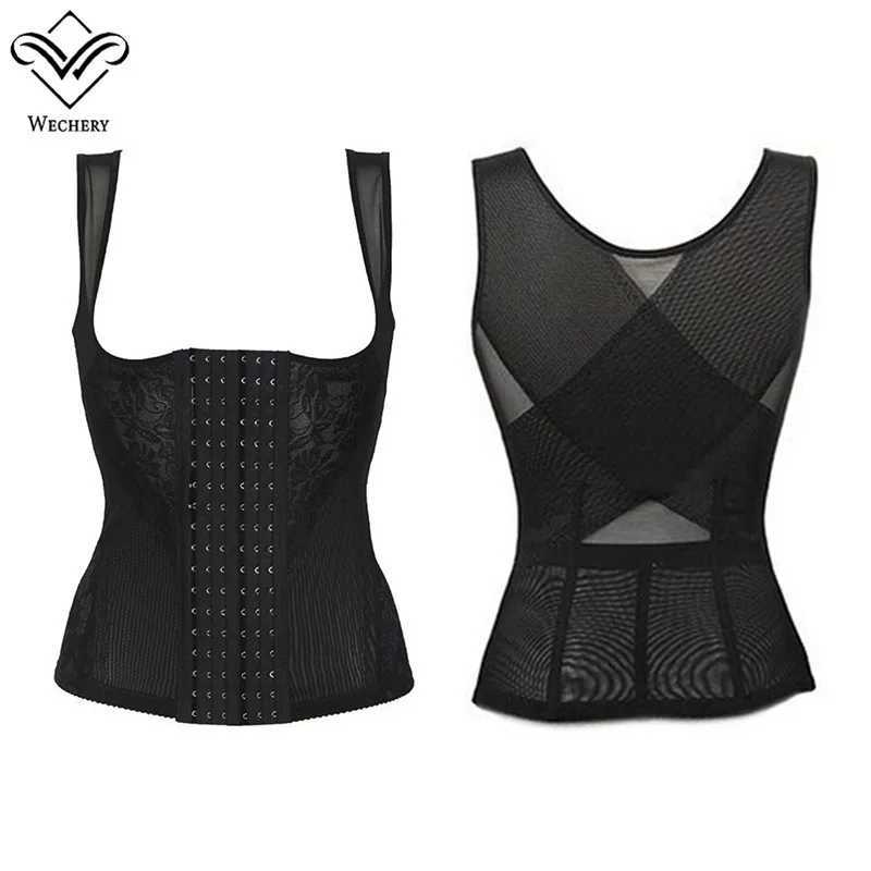 Slimming Underwear Corset Belt Body Modeling Strap Waist Trainer Seamless Shaper Top Steel Boned Fajas 6XL Reductive Girdle Black W250120