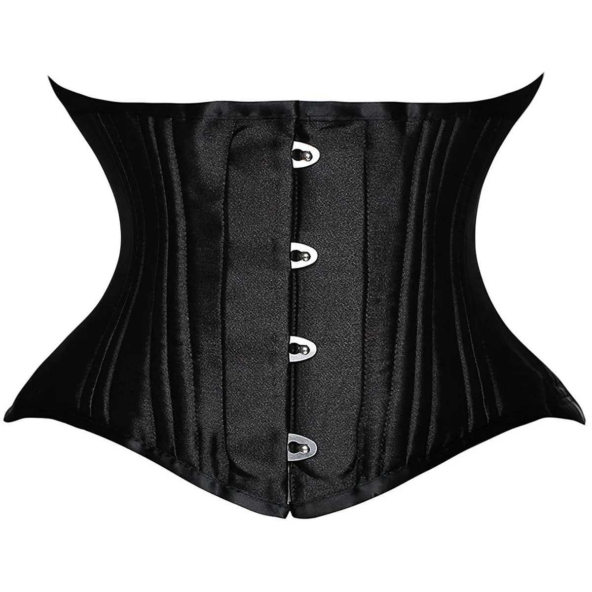 Short torso tight corset lingerie Gothic tight corset weight loss belly hourglass waist trainer body shape dress female model strap W250120