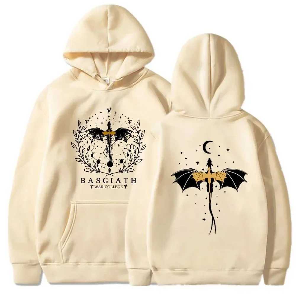 Basgiath War College Cotton Hoodies Fourth Wing Women Men Clothing Printed Graphic Spring Autumn Sweatshirt Strtwear Tops W250117