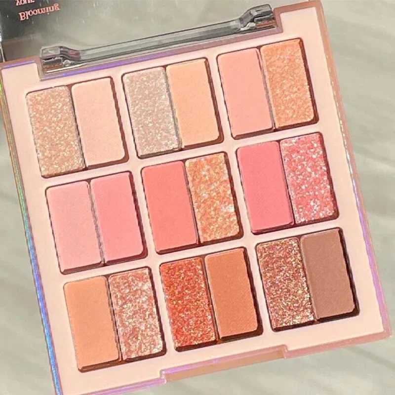 New Arrival 18-color Matte Eye Shadow Tray Pearlescent Eye Shadow Natural Lasting Powder Eye Palette Brightening Eye Shadow Korean Cosmetics Z250121