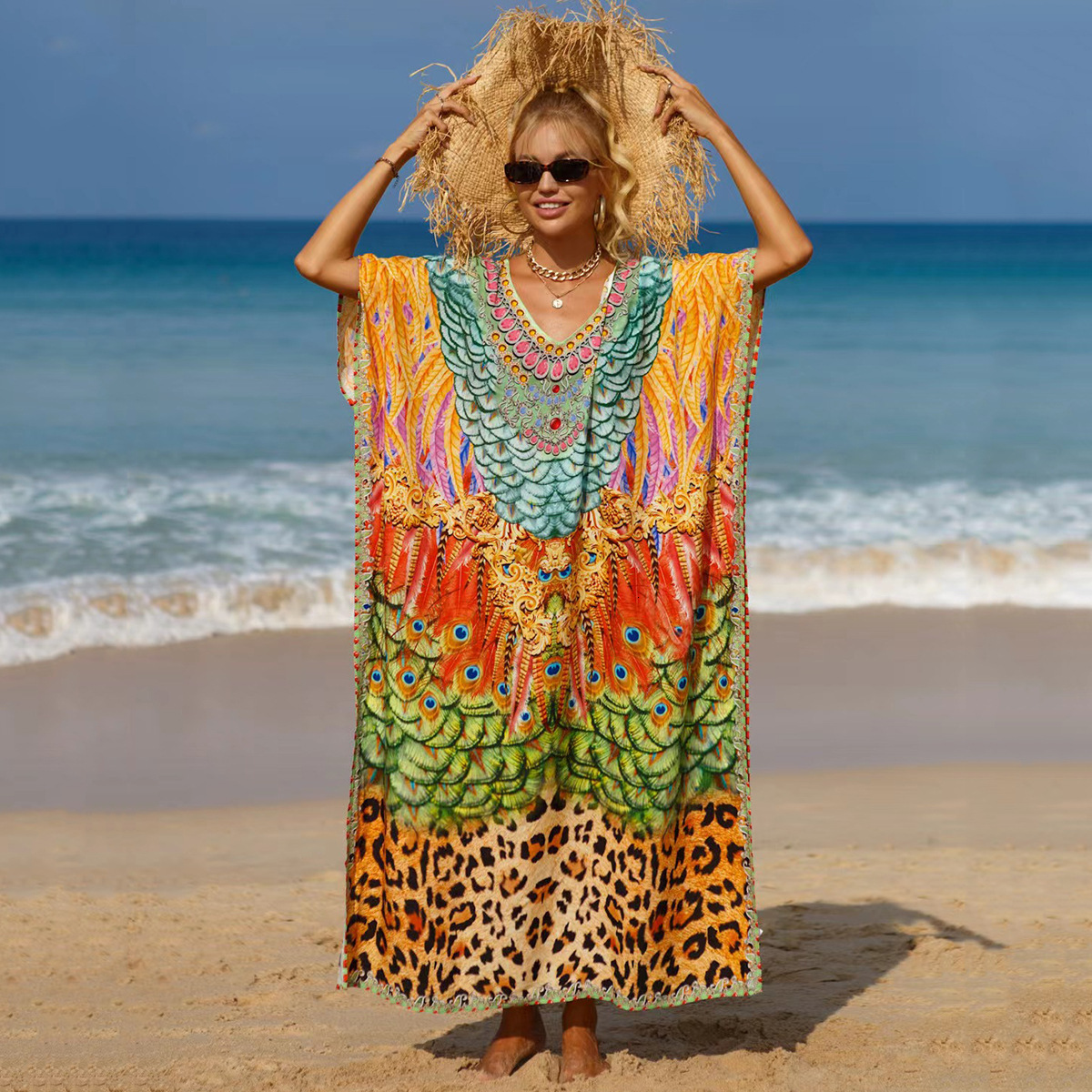 2025 Women's New 19 Color Cotton Shirt Female Designer Bohemian Beach Skirt Plus Size Dress 511