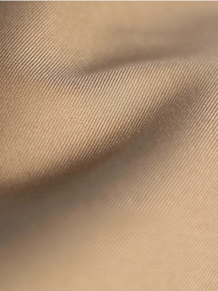 Khaki double breasted long trench coat for womens casual and loose Korean Gabardina lapel classic oversized windproof jacket 250118