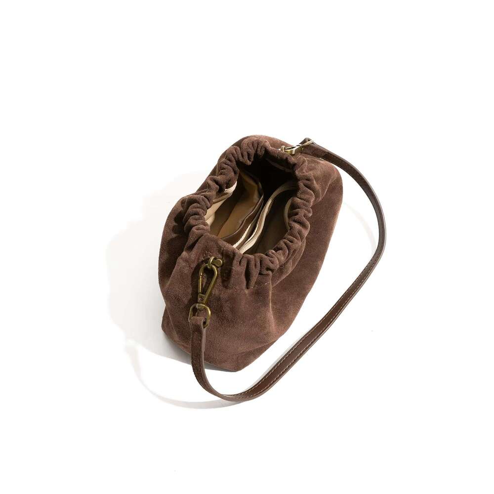 MABULA Women Chic Design Cloud Flap Satchel Armpit Shoulder Winter High Quality Chamois Female Crossbody Bag Hobos