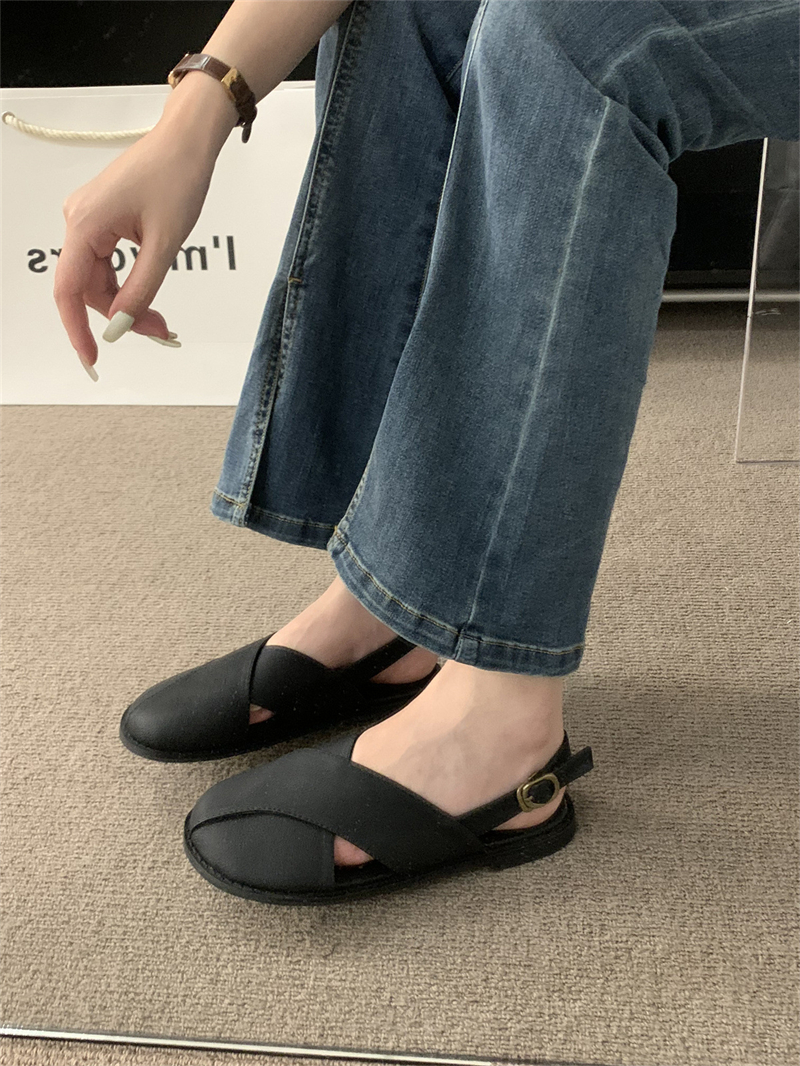 free shipping designer sandals 2025 Summer New Fashionable Women's Shoes Baotou slippers Versatile