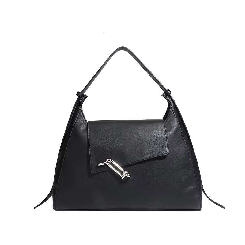 Classic Large Capacity Half Moon Bags For Women Designer Handbags Purses 2025 New In PU Lock Decoration Underarm Shoulder