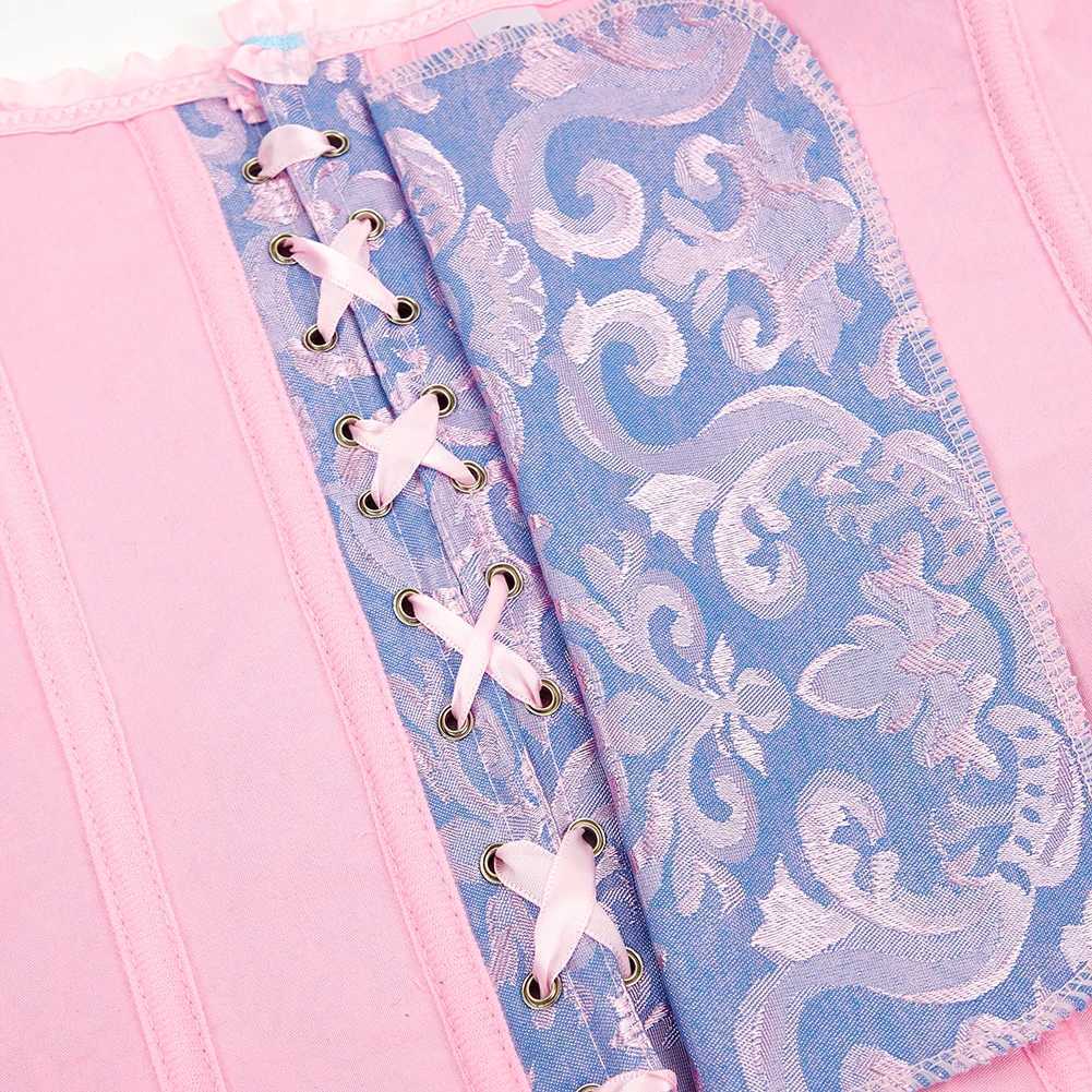 1 piece of womens palace tight corset jacquard body abdomen control shape Halloween costume W250120