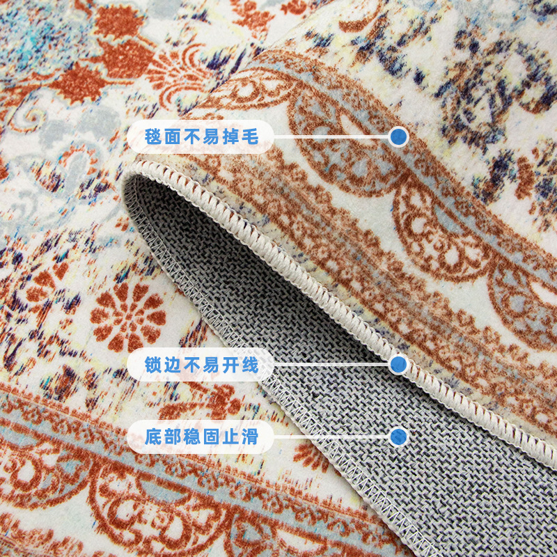 Long Strip Floor Mat Amazon Kitchen Floor Mat Tpr Washed Bottom Carpet Thick Non-slip Dove Velvet Foot Mat