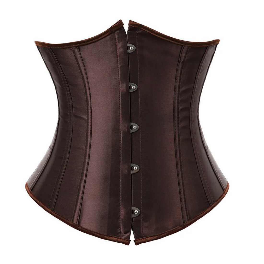 SEXY Gothic Underbust Corset and Waist cincher Bustiers Top Workout Shape Body Belt Plus size Lingerie S-6XL W250120