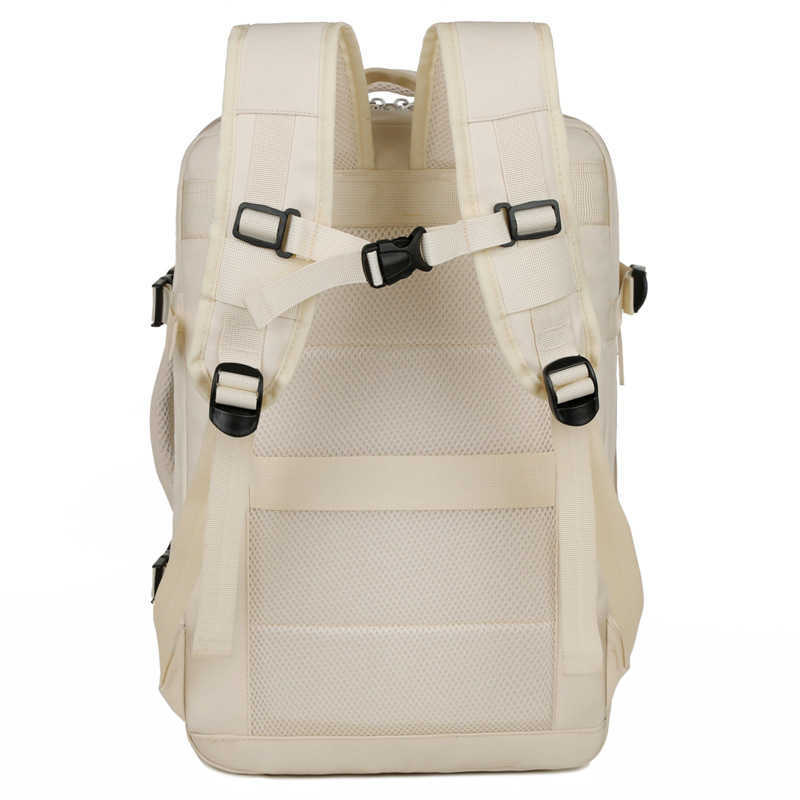 Mens backpack high end large capacity travel bag womens trendy college student backpack expandable laptop bag