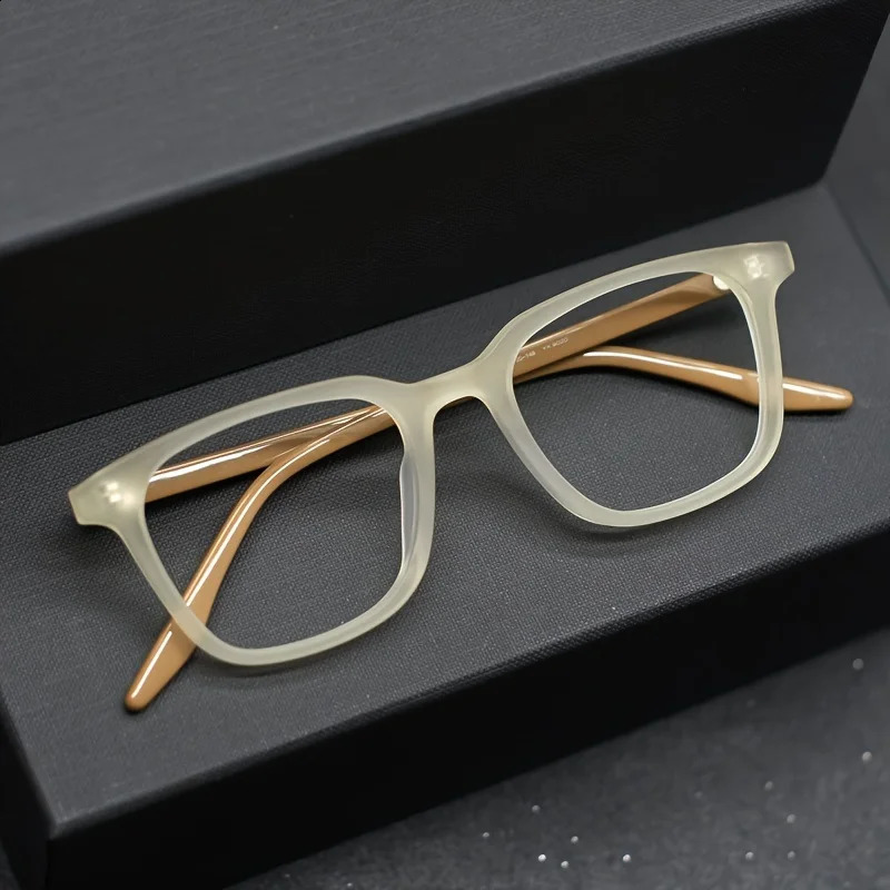 1pc Square Glasses Frame Unisex Lightweight Eyeglasses with Clear Lenses for Women Men Eyewear 250515